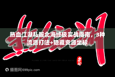 热血江湖私服北海终极实战指南，3种流派打法+隐藏资源坐标