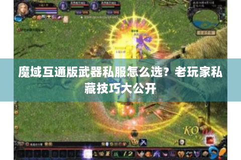 魔域互通版武器私服怎么选？老玩家私藏技巧大公开