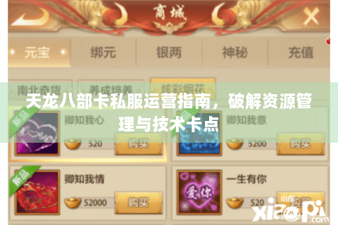 天龙八部卡私服运营指南，破解资源管理与技术卡点