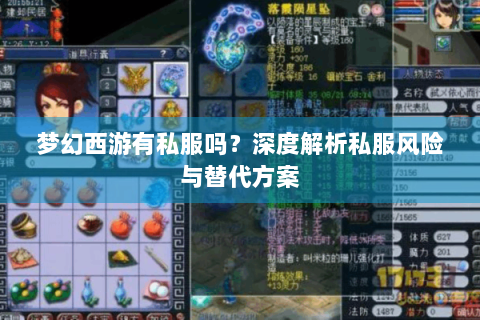 梦幻西游有私服吗？深度解析私服风险与替代方案