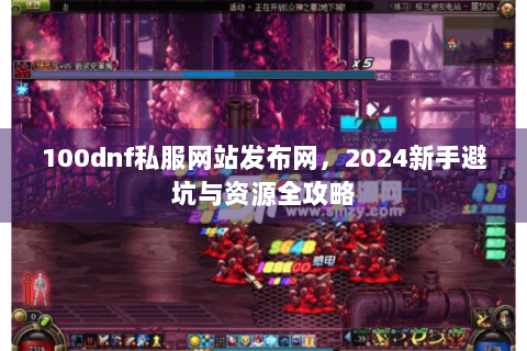 100dnf私服网站发布网，2024新手避坑与资源全攻略