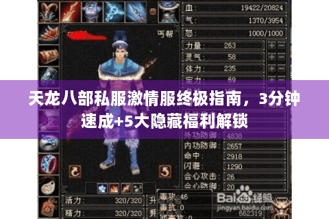 天龙八部私服激情服终极指南，3分钟速成+5大隐藏福利解锁