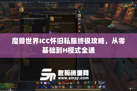 魔兽世界ICC怀旧私服终极攻略，从零基础到H模式全通