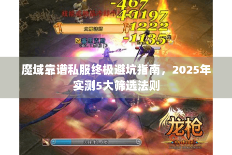 魔域靠谱私服终极避坑指南，2025年实测5大筛选法则