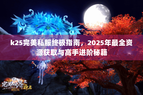 k25完美私服终极指南，2025年最全资源获取与高手进阶秘籍