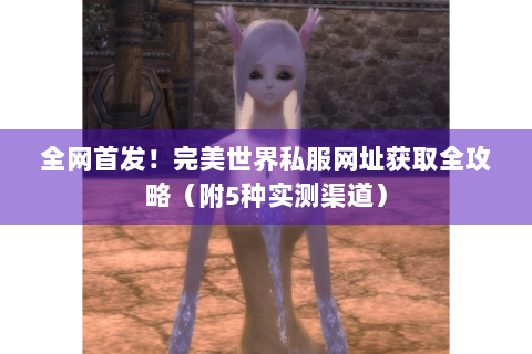 全网首发！完美世界私服网址获取全攻略（附5种实测渠道）