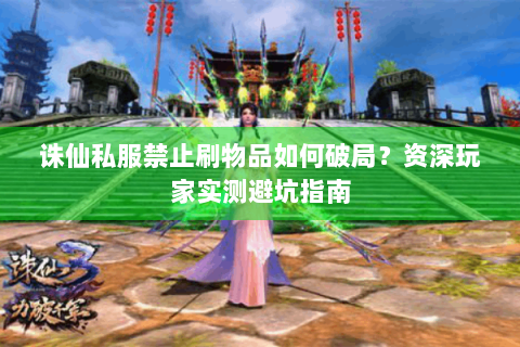 诛仙私服禁止刷物品如何破局？资深玩家实测避坑指南
