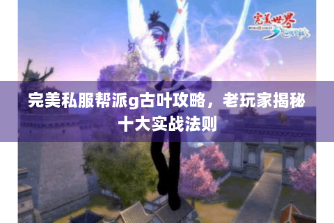 完美私服帮派g古叶攻略，老玩家揭秘十大实战法则