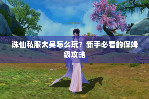 诛仙私服太吴怎么玩？新手必看的保姆级攻略