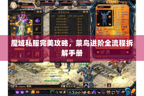 魔域私服完美攻略，菜鸟进阶全流程拆解手册