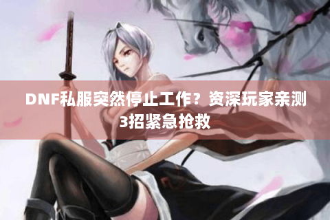 DNF私服突然停止工作？资深玩家亲测3招紧急抢救