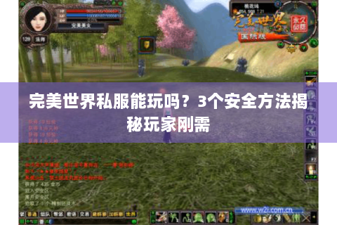 完美世界私服能玩吗？3个安全方法揭秘玩家刚需