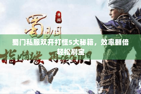 蜀门私服双开打怪5大秘籍，效率翻倍轻松刷宝