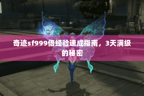 奇迹sf999倍经验速成指南，3天满级的秘密