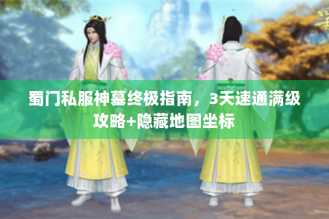 蜀门私服神墓终极指南，3天速通满级攻略+隐藏地图坐标