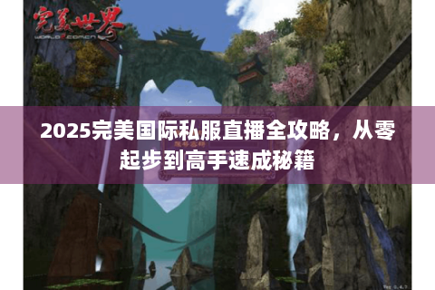 2025完美国际私服直播全攻略，从零起步到高手速成秘籍