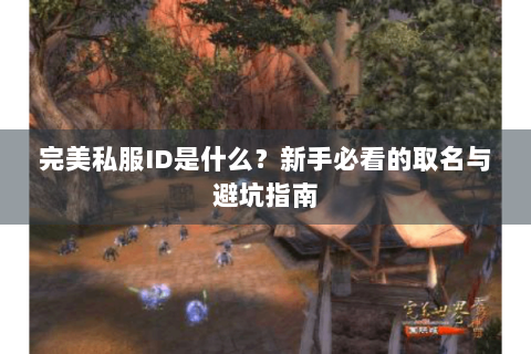 完美私服ID是什么？新手必看的取名与避坑指南