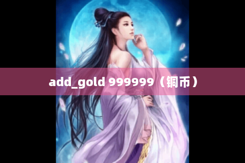 add_gold 999999（铜币）