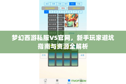梦幻西游私服VS官网，新手玩家避坑指南与资源全解析