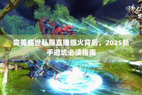 完美盛世私服直播爆火背后，2025新手避坑必读指南