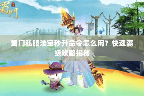 蜀门私服法宝秒升命令怎么用？快速满级攻略揭秘