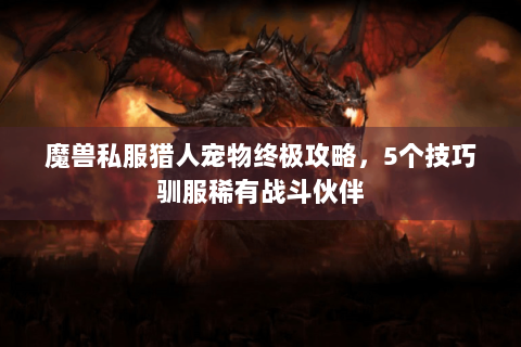 魔兽私服猎人宠物终极攻略，5个技巧驯服稀有战斗伙伴