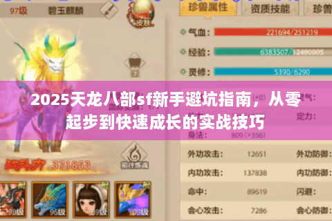 2025天龙八部sf新手避坑指南，从零起步到快速成长的实战技巧