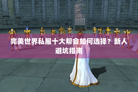 完美世界私服十大帮会如何选择？新人避坑指南