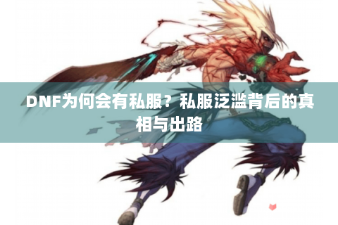 DNF为何会有私服？私服泛滥背后的真相与出路