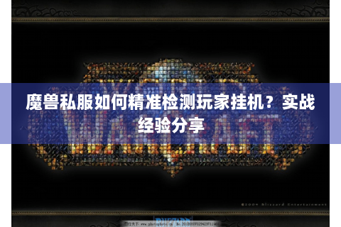 魔兽私服如何精准检测玩家挂机？实战经验分享