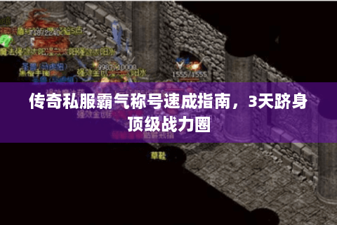 传奇私服霸气称号速成指南，3天跻身顶级战力圈