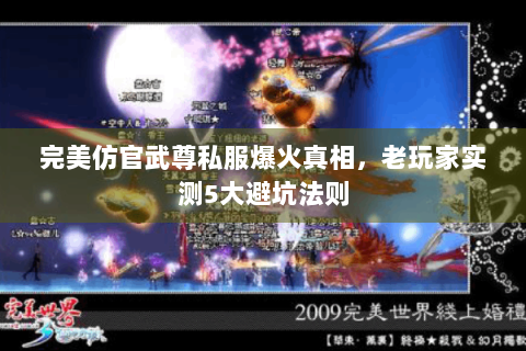 完美仿官武尊私服爆火真相，老玩家实测5大避坑法则