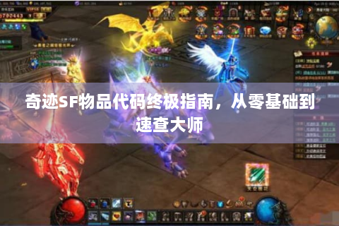 奇迹SF物品代码终极指南，从零基础到速查大师