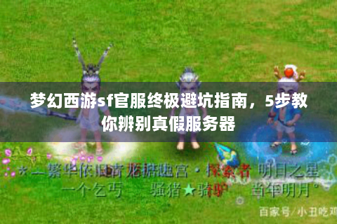 梦幻西游sf官服终极避坑指南，5步教你辨别真假服务器