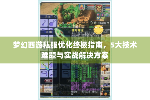 梦幻西游私服优化终极指南，5大技术难题与实战解决方案