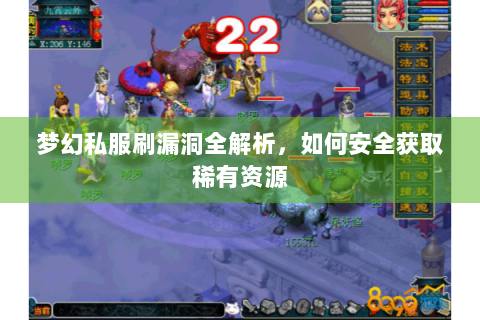 梦幻私服刷漏洞全解析，如何安全获取稀有资源