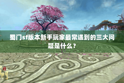 蜀门sf版本新手玩家最常遇到的三大问题是什么？