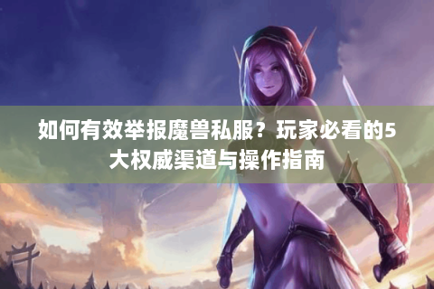 如何有效举报魔兽私服？玩家必看的5大权威渠道与操作指南