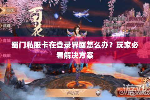 蜀门私服卡在登录界面怎么办？玩家必看解决方案