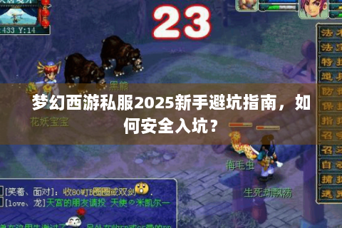 梦幻西游私服2025新手避坑指南，如何安全入坑？