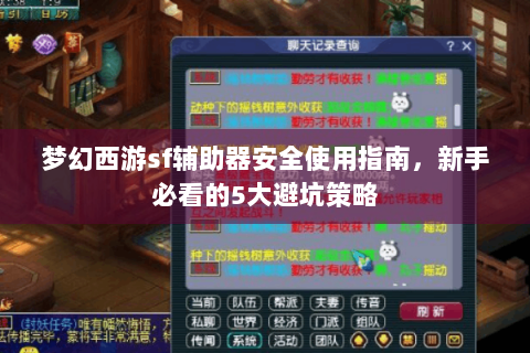 梦幻西游sf辅助器安全使用指南，新手必看的5大避坑策略
