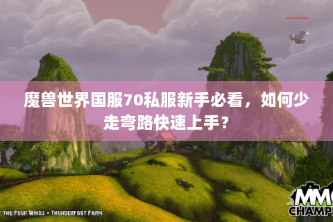 魔兽世界国服70私服新手必看，如何少走弯路快速上手？