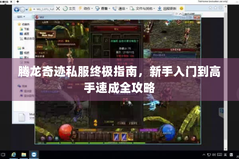 腾龙奇迹私服终极指南，新手入门到高手速成全攻略