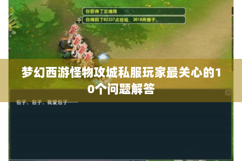 梦幻西游怪物攻城私服玩家最关心的10个问题解答