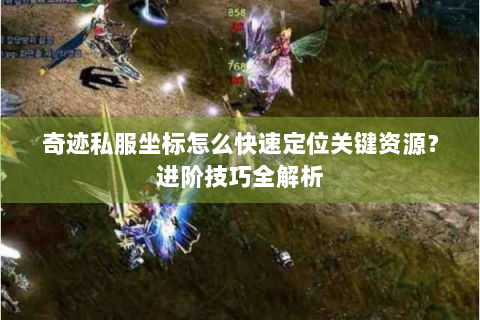 奇迹私服坐标怎么快速定位关键资源？进阶技巧全解析