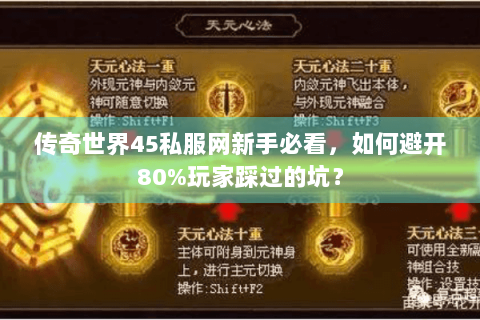 传奇世界45私服网新手必看，如何避开80%玩家踩过的坑？
