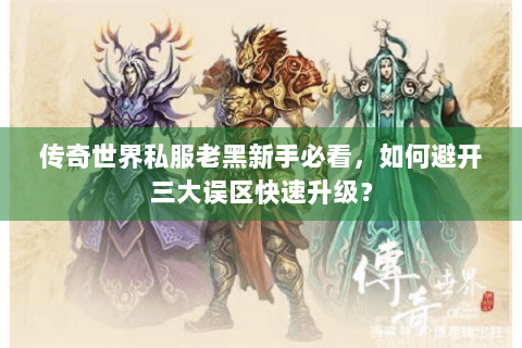 传奇世界私服老黑新手必看，如何避开三大误区快速升级？
