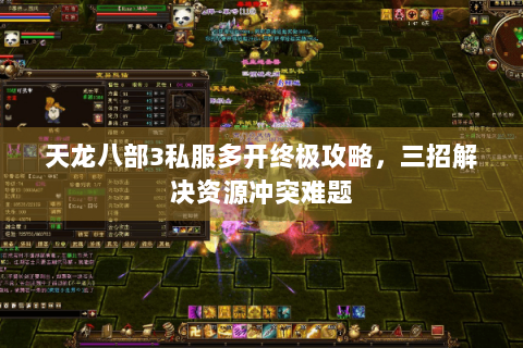 天龙八部3私服多开终极攻略，三招解决资源冲突难题