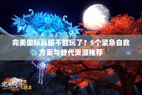 完美国际私服不能玩了？5个紧急自救方案与替代资源推荐
