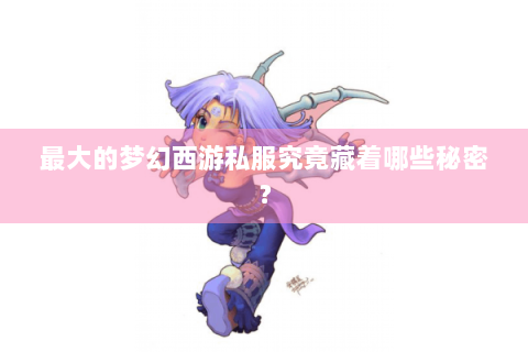 最大的梦幻西游私服究竟藏着哪些秘密？